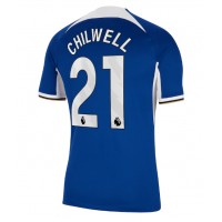 Fotballdrakt Herre Chelsea Ben Chilwell #21 Hjemmedrakt 2023-24 Kortermet